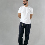 Pleated Pant - Navy Blue