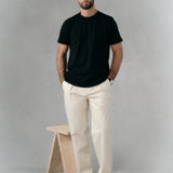 Pleated Pant - Natural