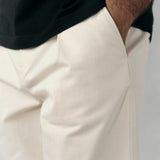 Pleated Pant - Natural